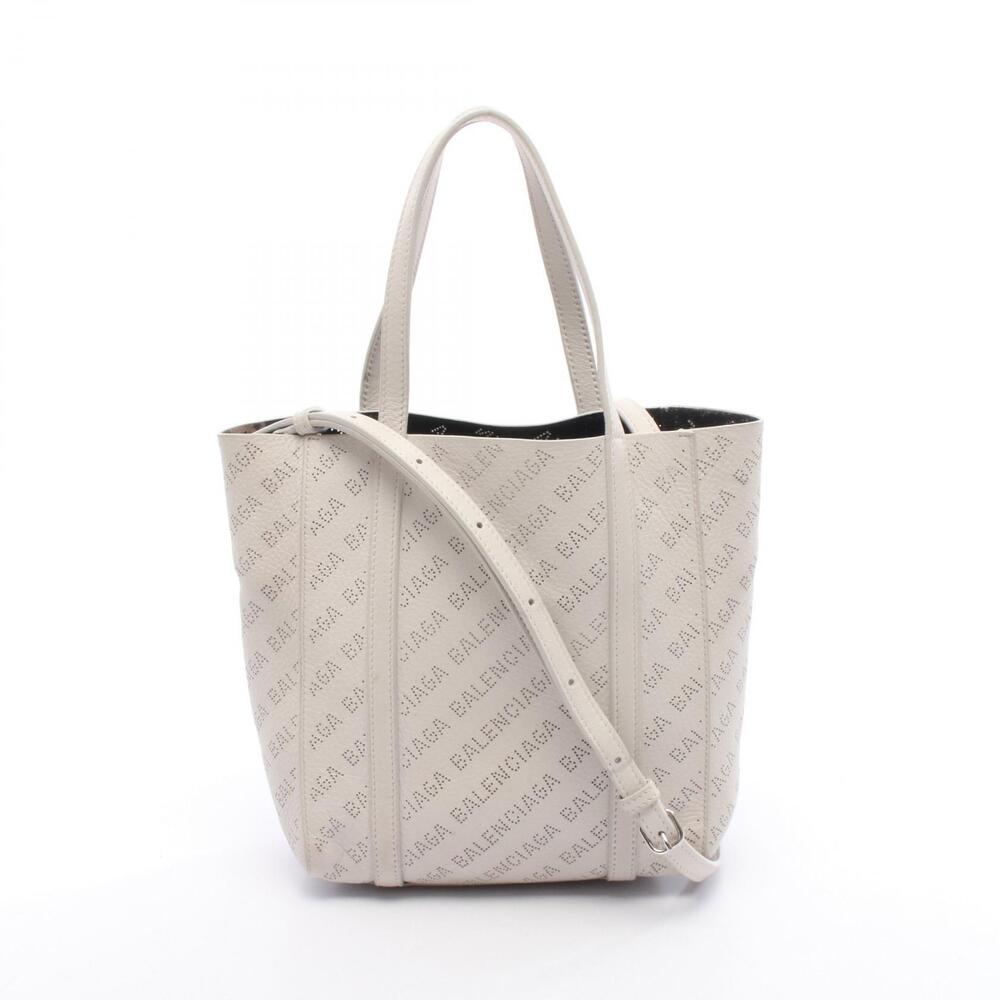 Balenciaga XXS Tote Bag Leather White